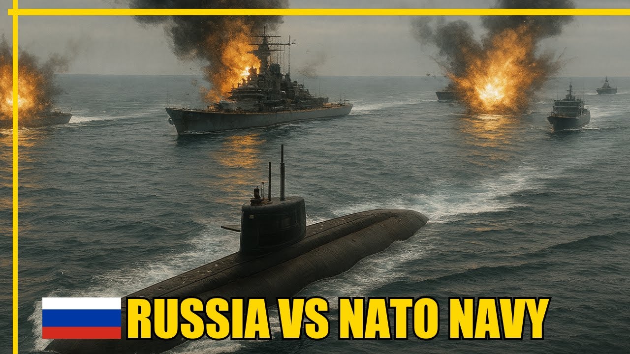 6 NATO Warships Trapped by 1 Russian Submarine in Black Sea