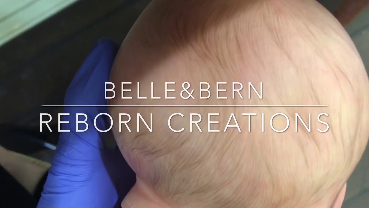 Reborn hair painting, 2nd coat