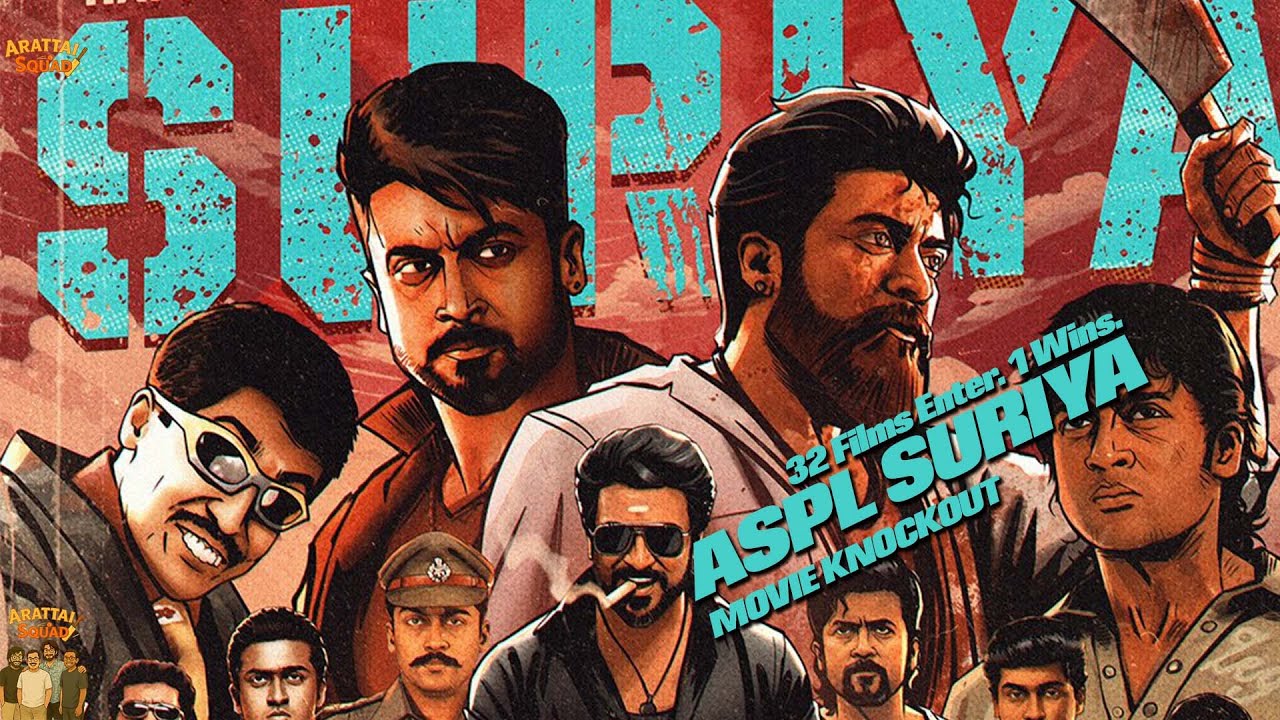 ASPL SURIYA MOVIE KNOCKOUT | 32 Films Enter  1 Wins  Vote the Ultimate Soorarai Star!
