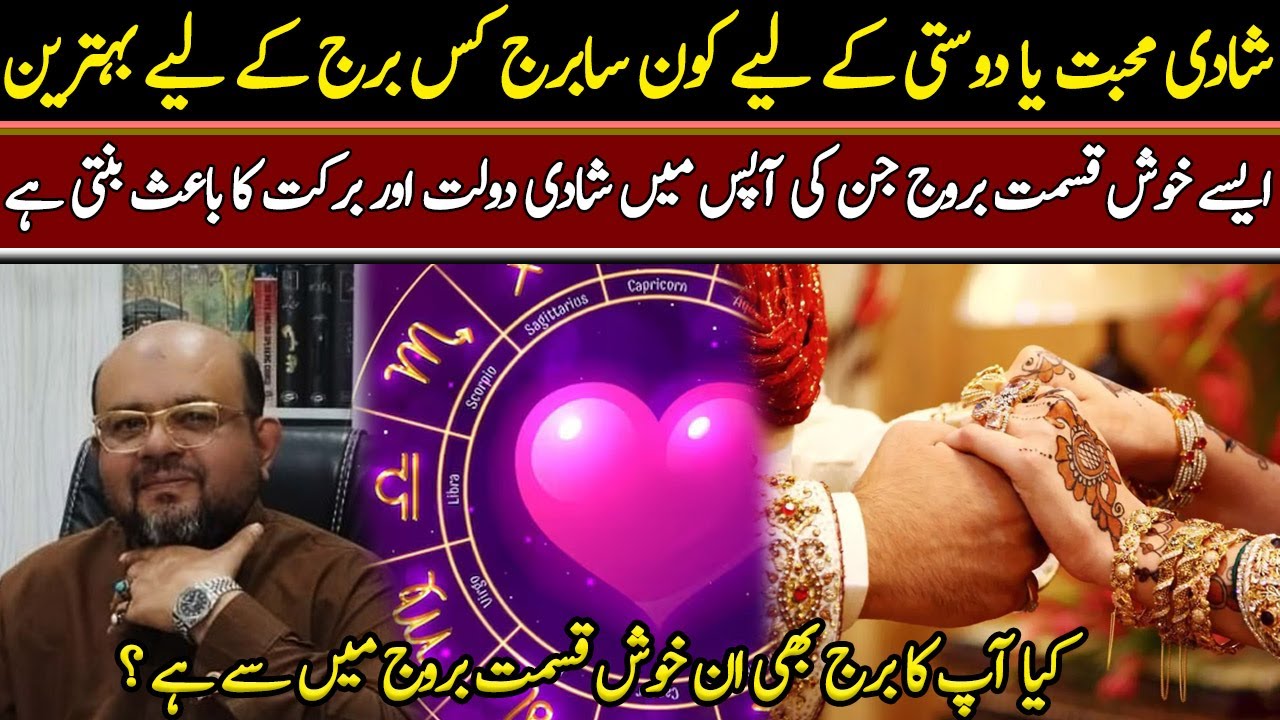 Which zodiac signs are best for marriage? | Dr. Muhammad Ali Astrologer With Falak Sheikh.