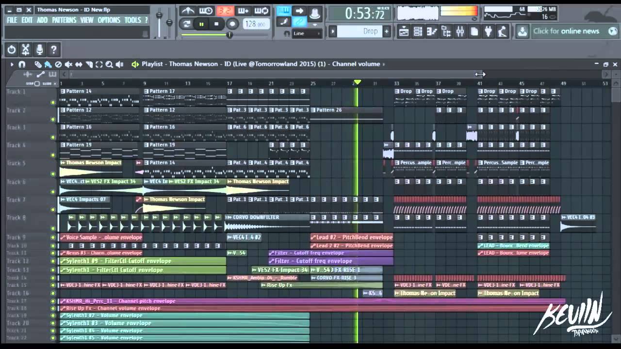 Thomas Newson - WILDFIRE FL Studio Remake FLP (feat. Jesus Merchan)