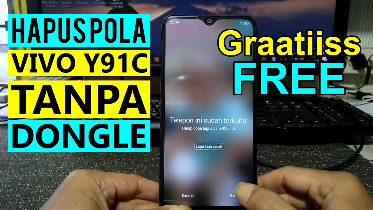 TERMUDAH! Tanpa Dongle | Cara Mengatasi Vivo Y91C 1820 PD1818HF Lupa Pola, Sandi, PIN, Kunci Layar