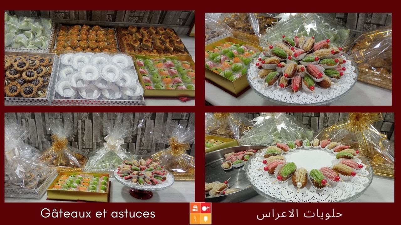 Idées astuces et décoration gâteaux Algériensافكار حيل وتزيين الحلويات التقليدية الجزائرية