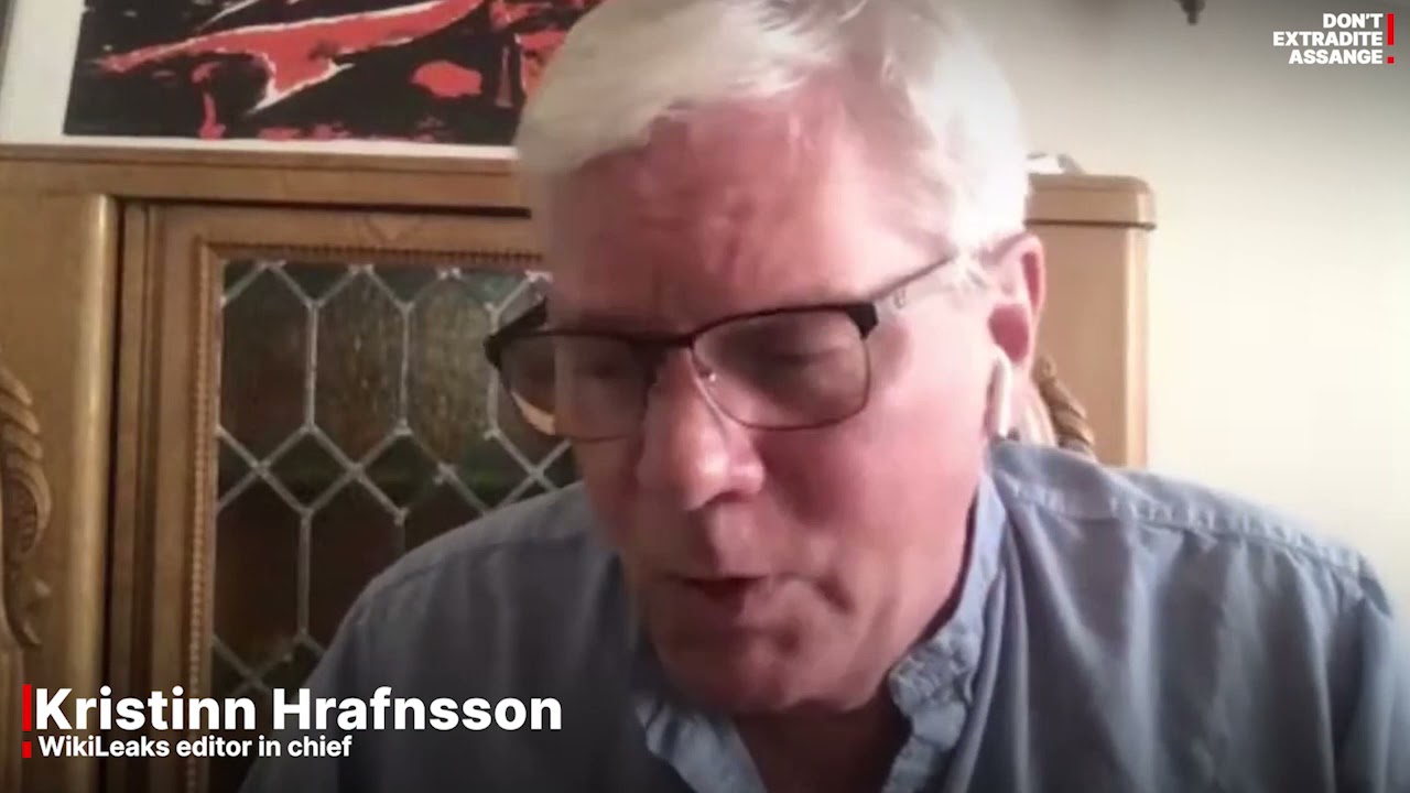 Free Press orgs condemn the attack on Assange, urging Biden to #DropTheCharges--Kristinn Hrafnsson