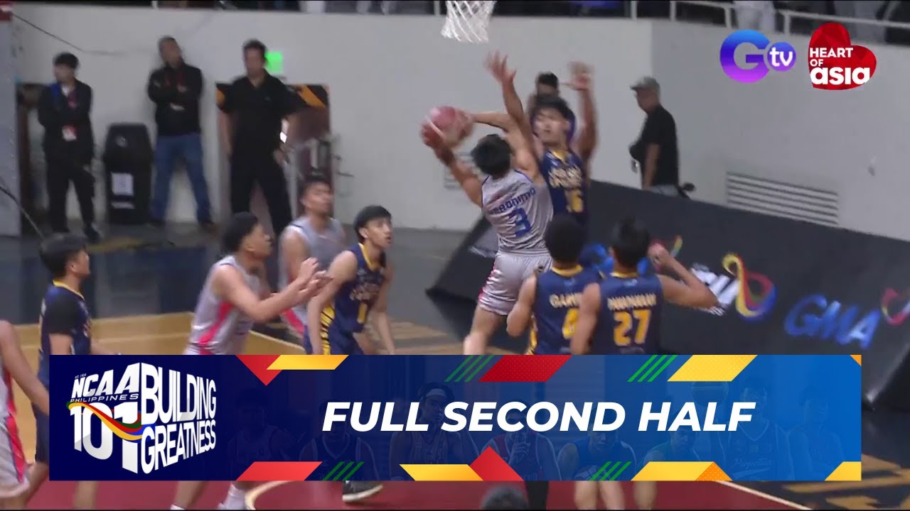 FULL SECOND HALF - Arellano Chiefs vs JRU Heavy Bombers | NCAA Season 101