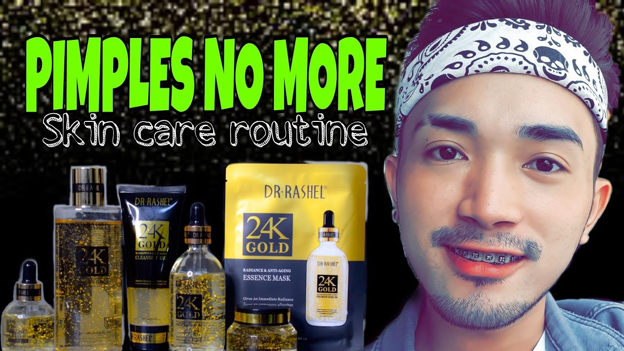 PIMPLES NO MORE (24K GOLD SKIN CARE ROUTINE)