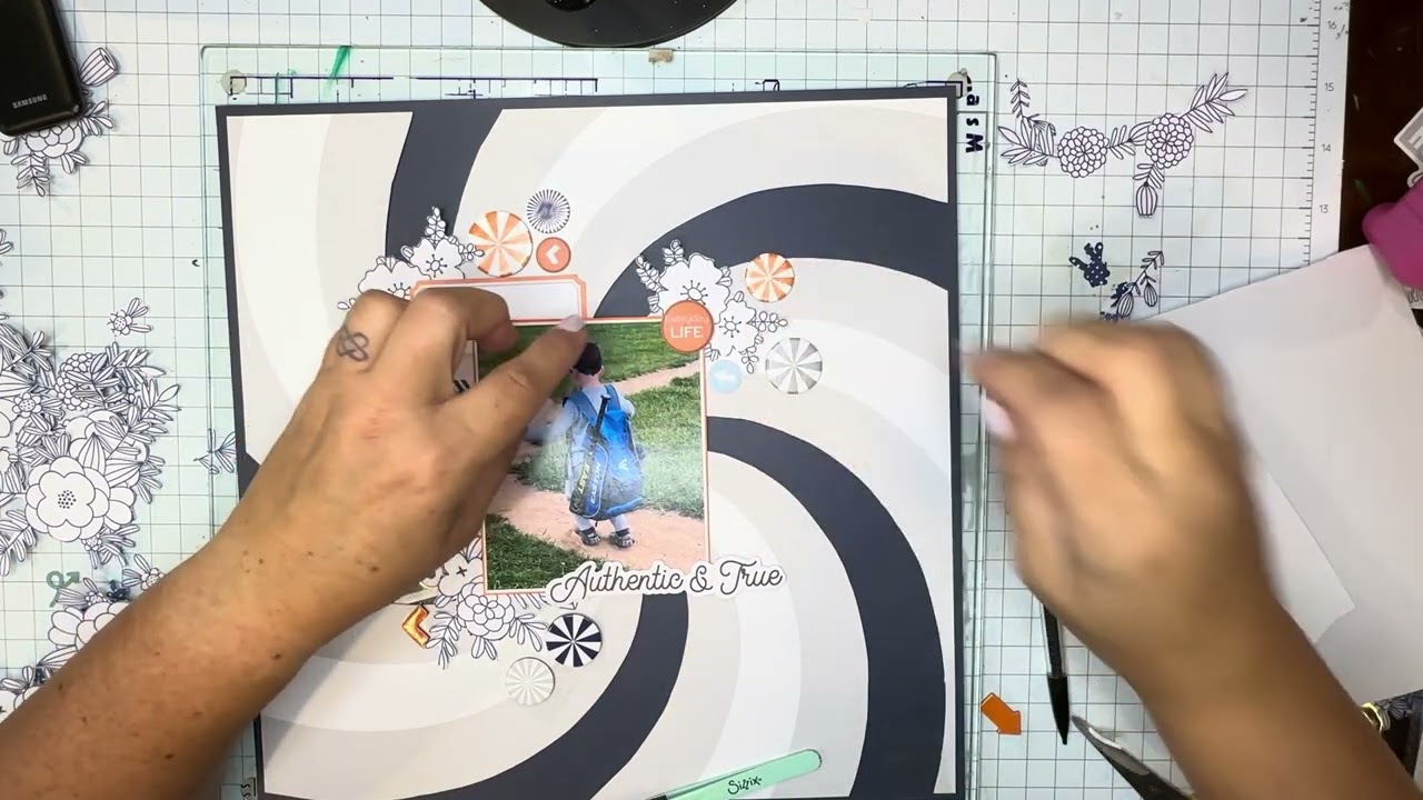 Baseball layout using Hip Kit Club