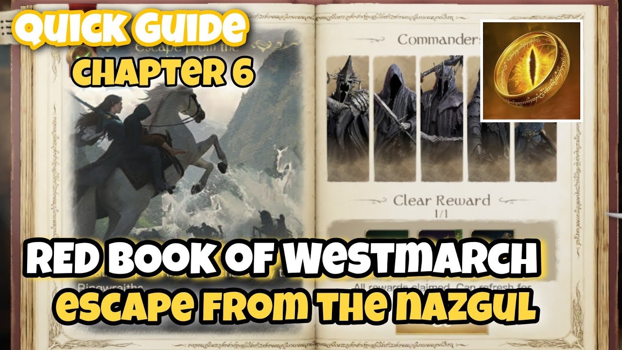 ESCAPE FROM THE NAZGUL | Red Book of Westmarch | Quick Guide | LOTR:Rise to War