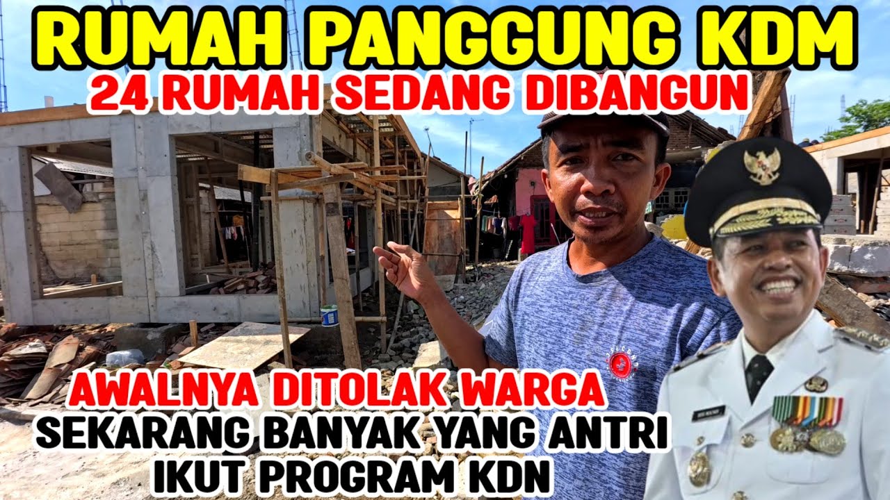 Desa KARANGLIGAR || AWALNYA WARGA BANYAK YANG MENOLAK ‼️KDM BANGUN RUMAH PANGGUNG DISINI 