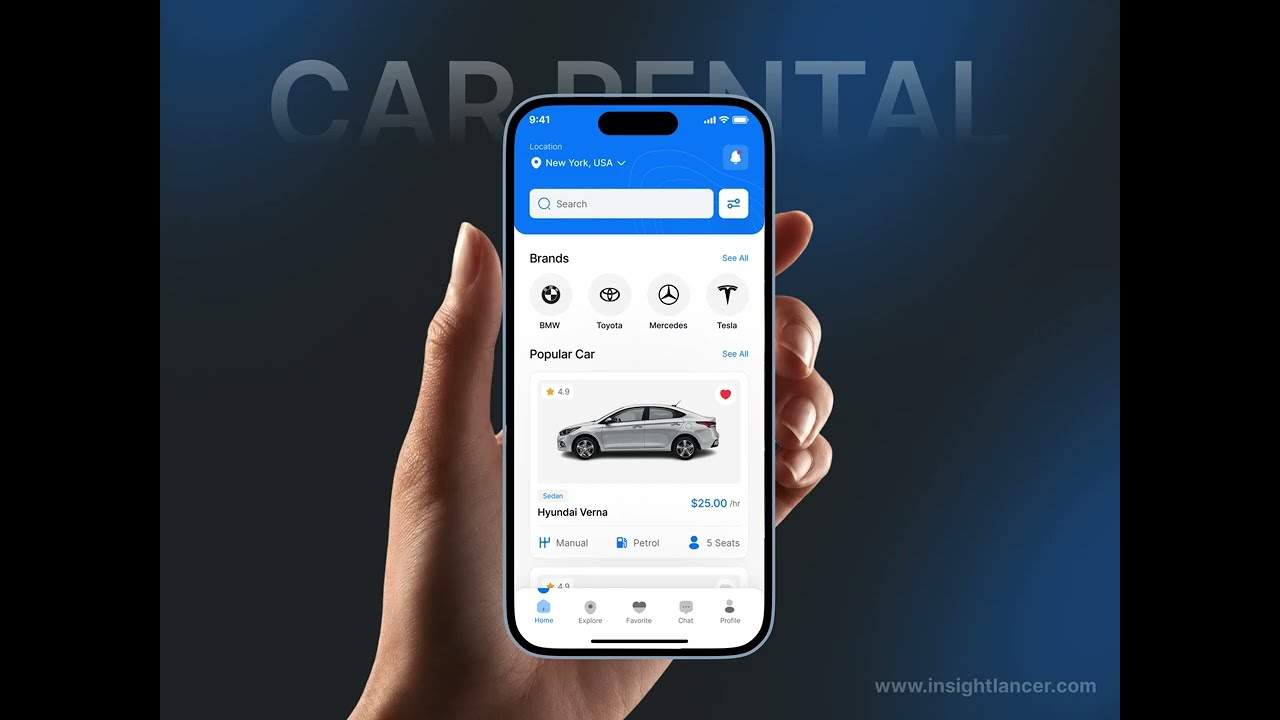 Car Rental App UI/UX Design | Figma | Mobile App UI