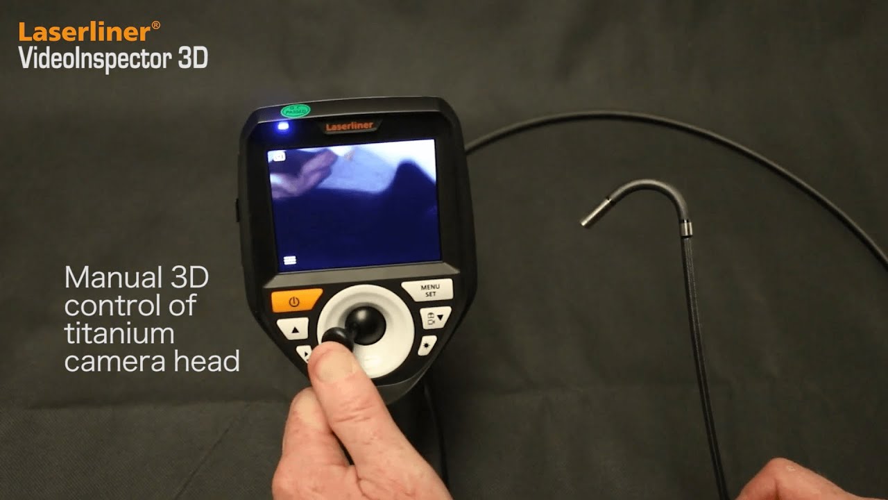 Inspekční kamera Laserliner VideoInspector 3D s pohyblivou hlavicí v rozsahu 360°