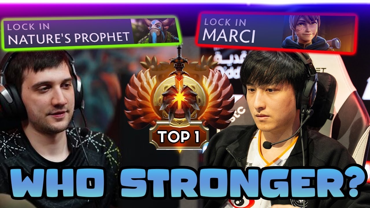 Arteezy shows CARRY DIFF against AME - Natures Prophet