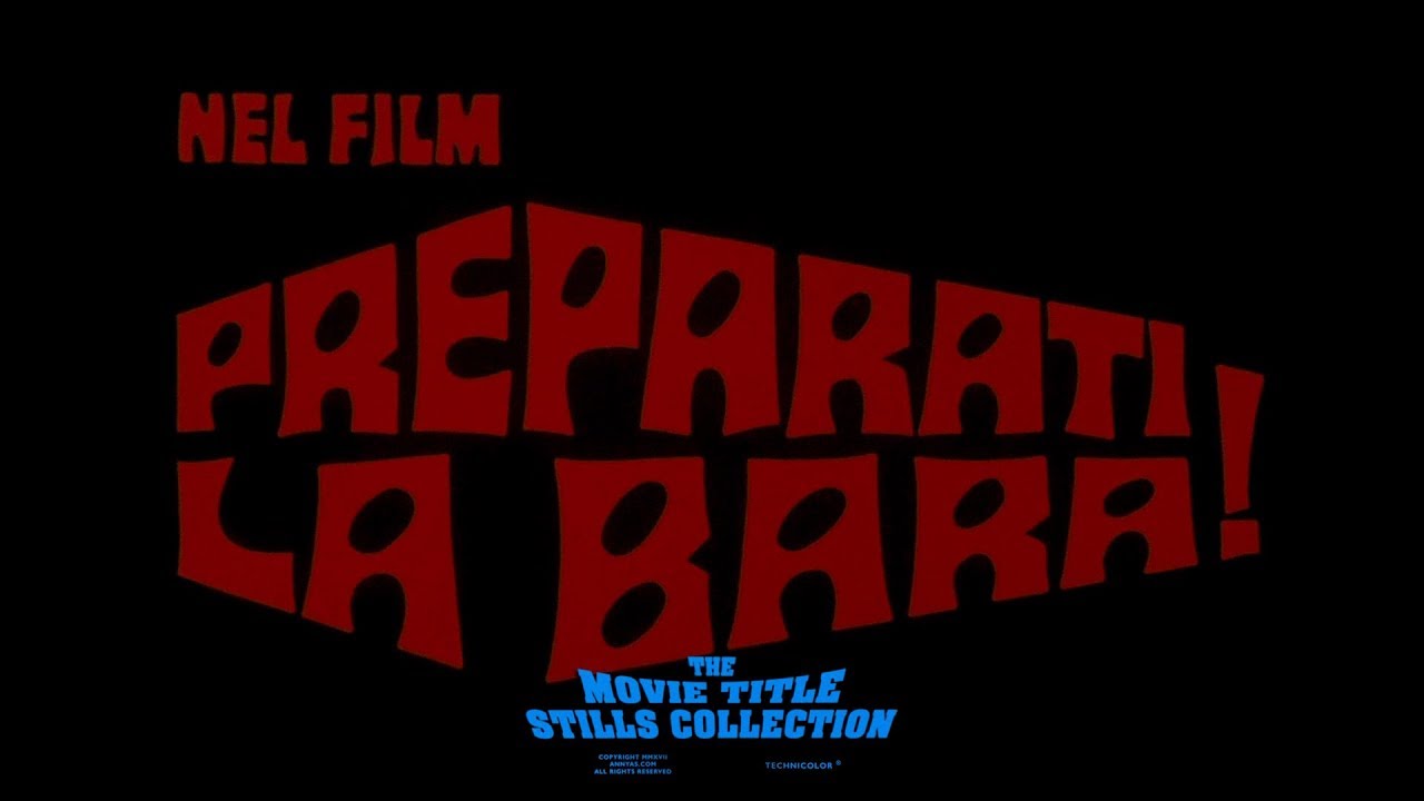 Django, Prepare a Coffin (1968) title sequence
