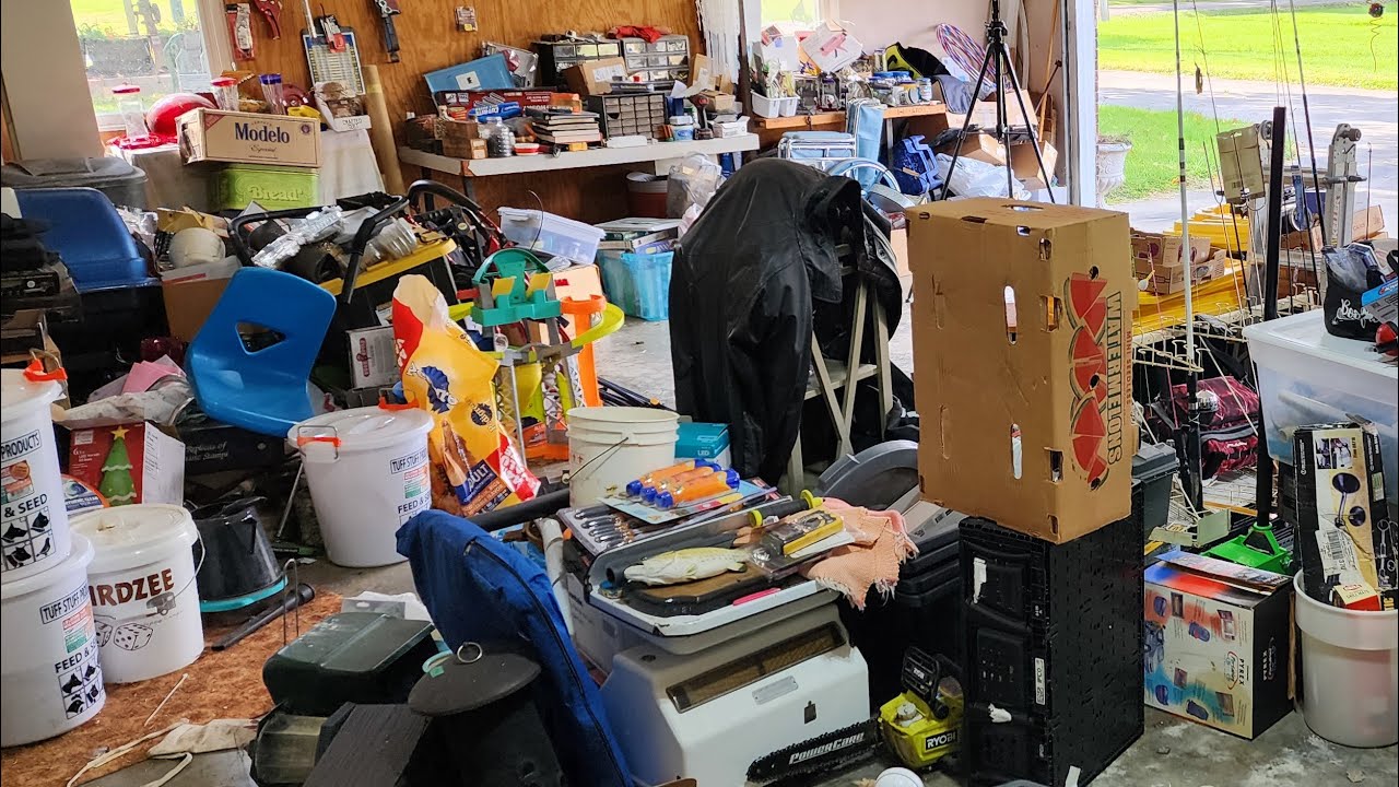 Compulsive spending made this garage UNUSABLE (until we stepped in!)