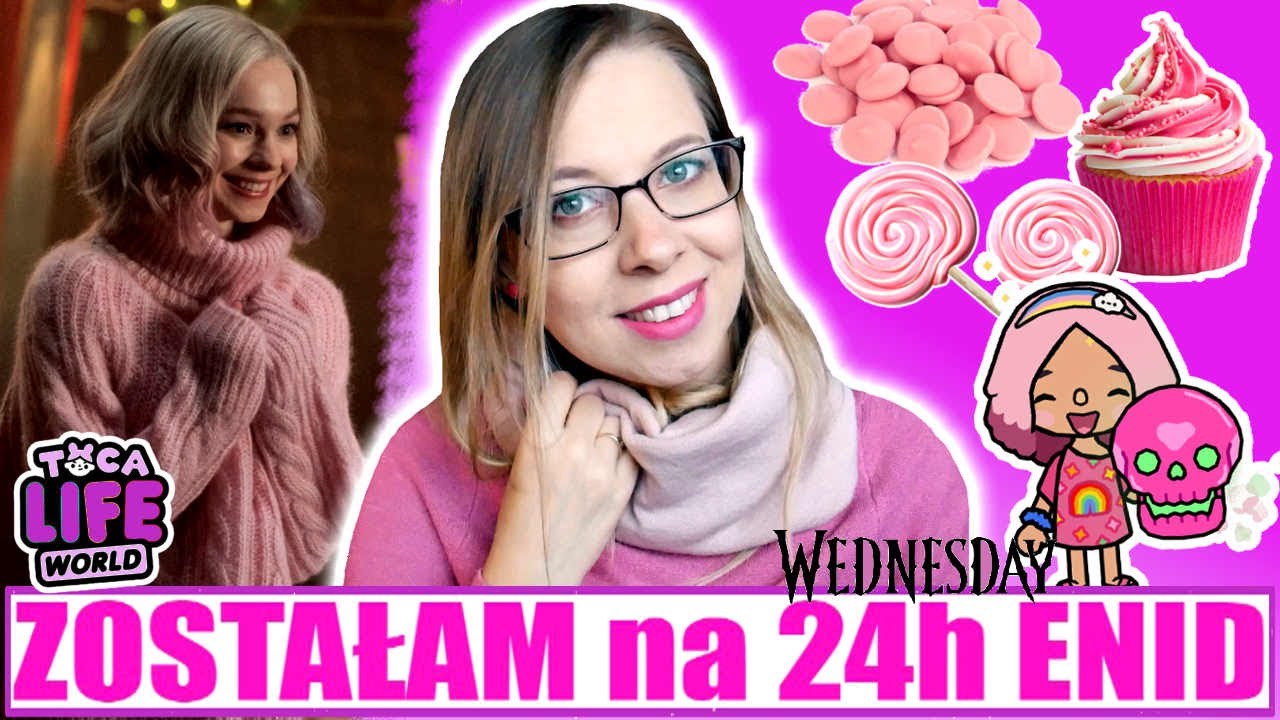 ZOSTAŁAM ENID z WEDNESDAY na 24H #wednesday #24h #tocaboca