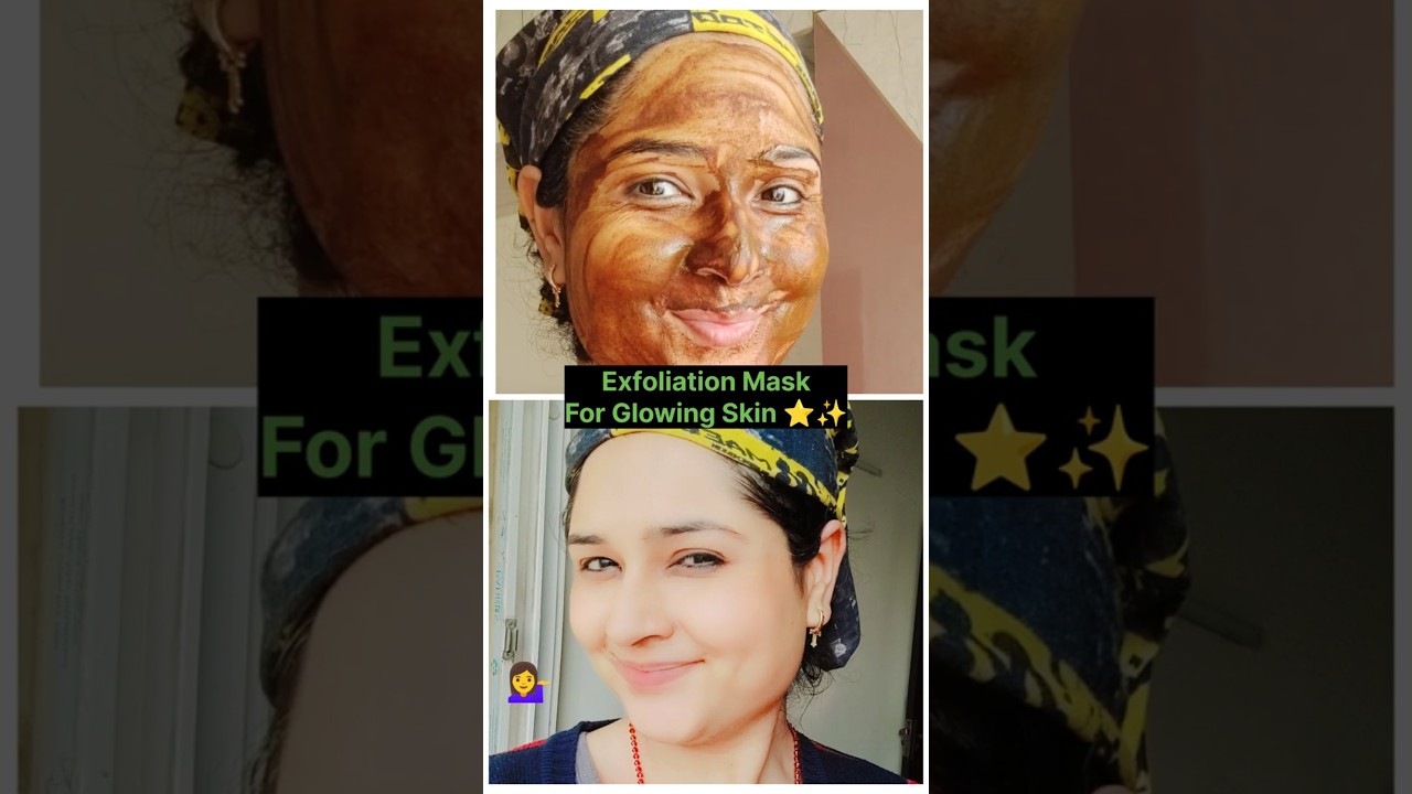 Skin whitening pack at home ||Exfoliating Mask #skincare #body #bleach #whitening #skin #glassskin 💕