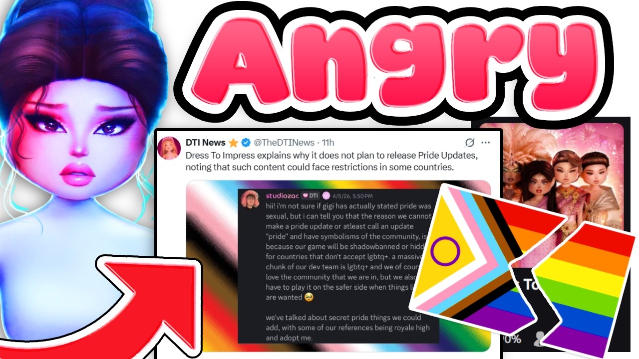 DTI Gets DRAGGED Over MISSING Pride Month Update.