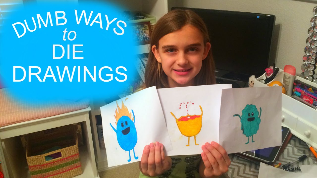 DRAWING DUMB WAYS TO DIE CHARACTERS
