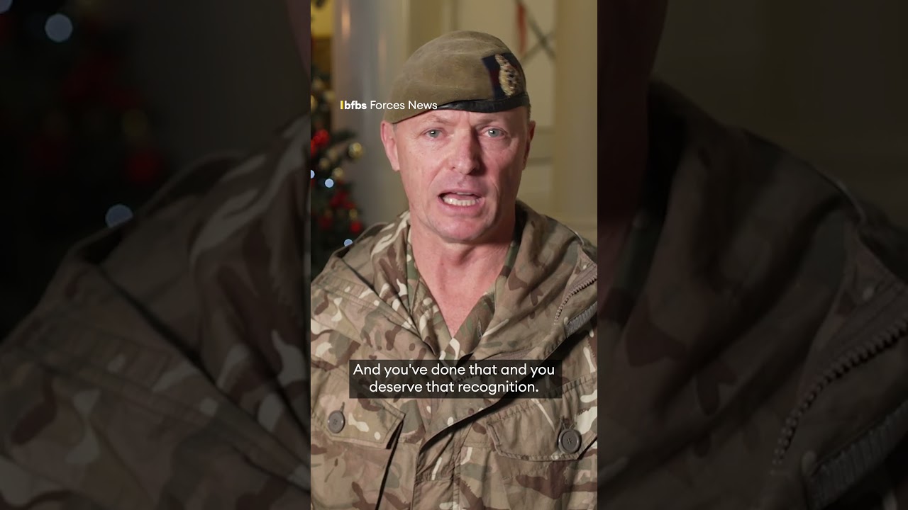Head of the British Army sends Christmas message to troops