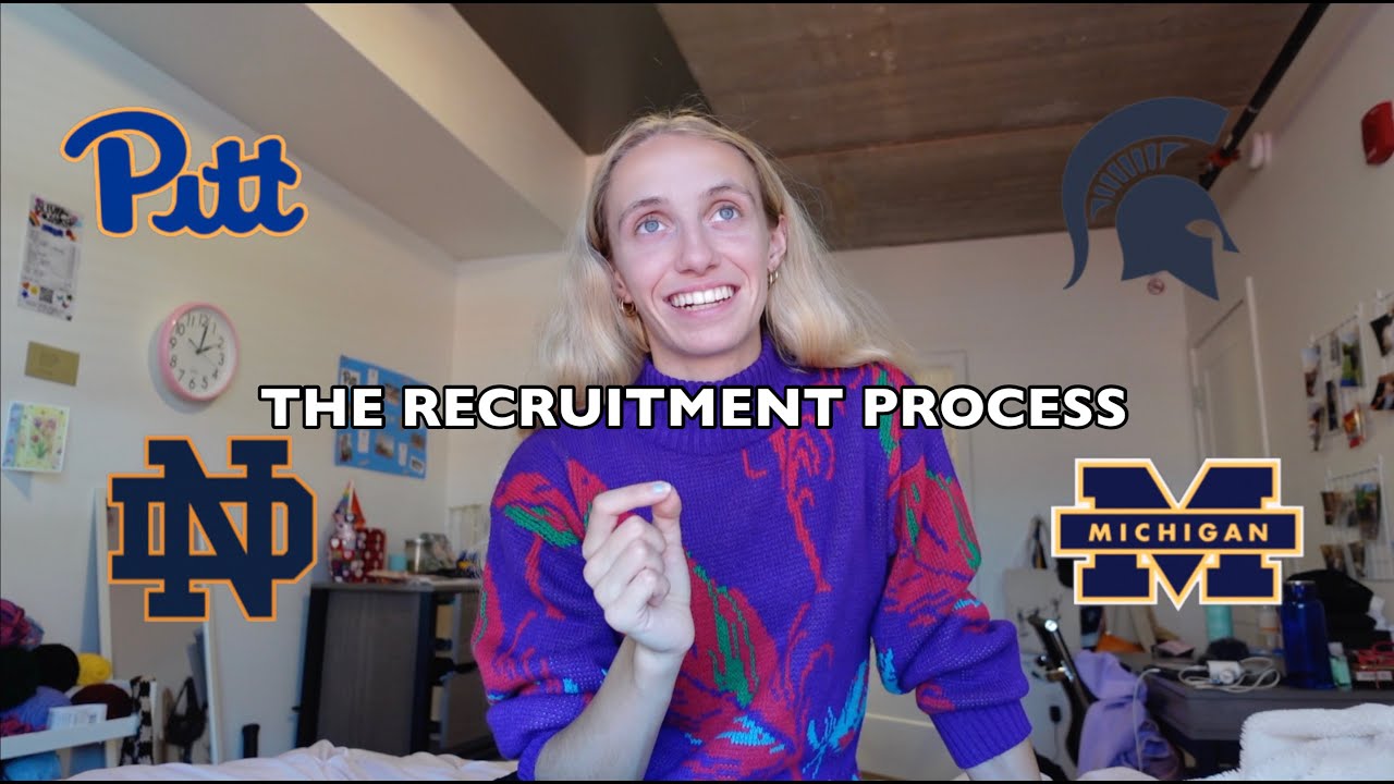 HOW TO GET RECRUITED // track and field, visits, emailing coaches, what to expect