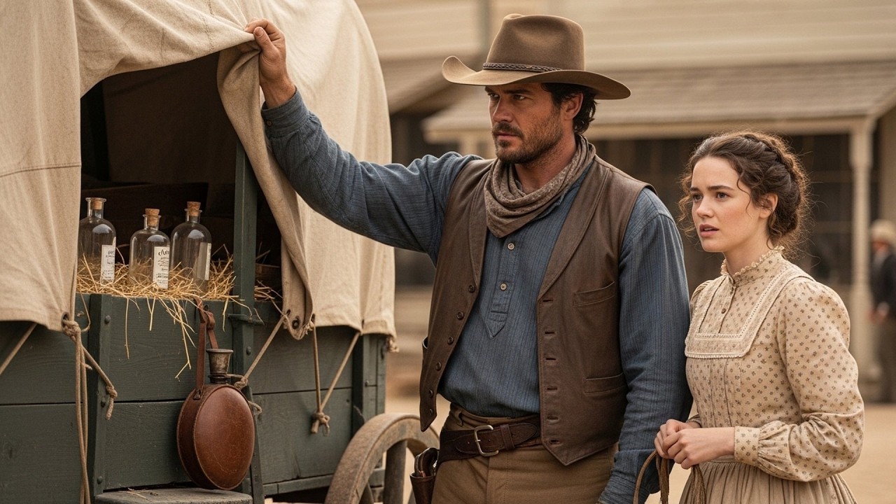 She Hid Contraband in His Wagon, The Cowboy Discovered It and Said 