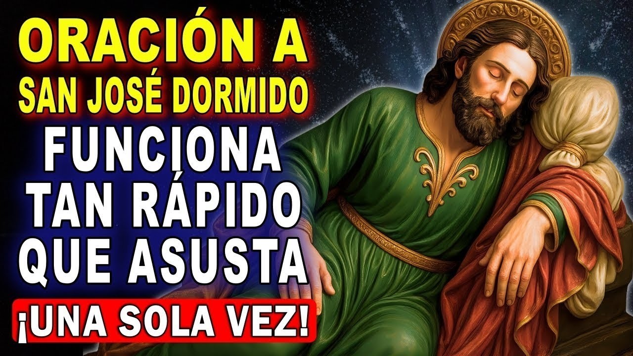 ROSARIO PODEROSO a San José Dormido 🌟 REZA ESTO EN 15 MINUTOS y mira tu Milagro HOY 🙏
