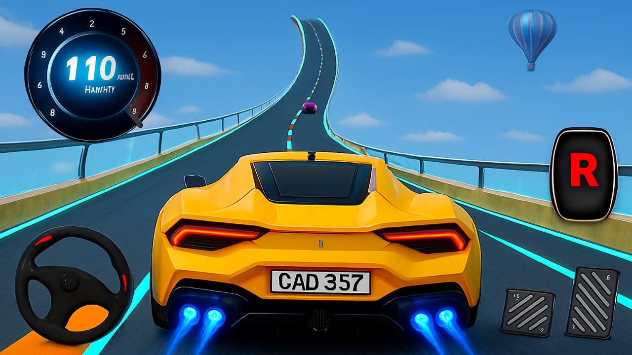 Impossible GT Car Stunt Racing - GT Car Stunt Master 3D - Android Gameplay 08