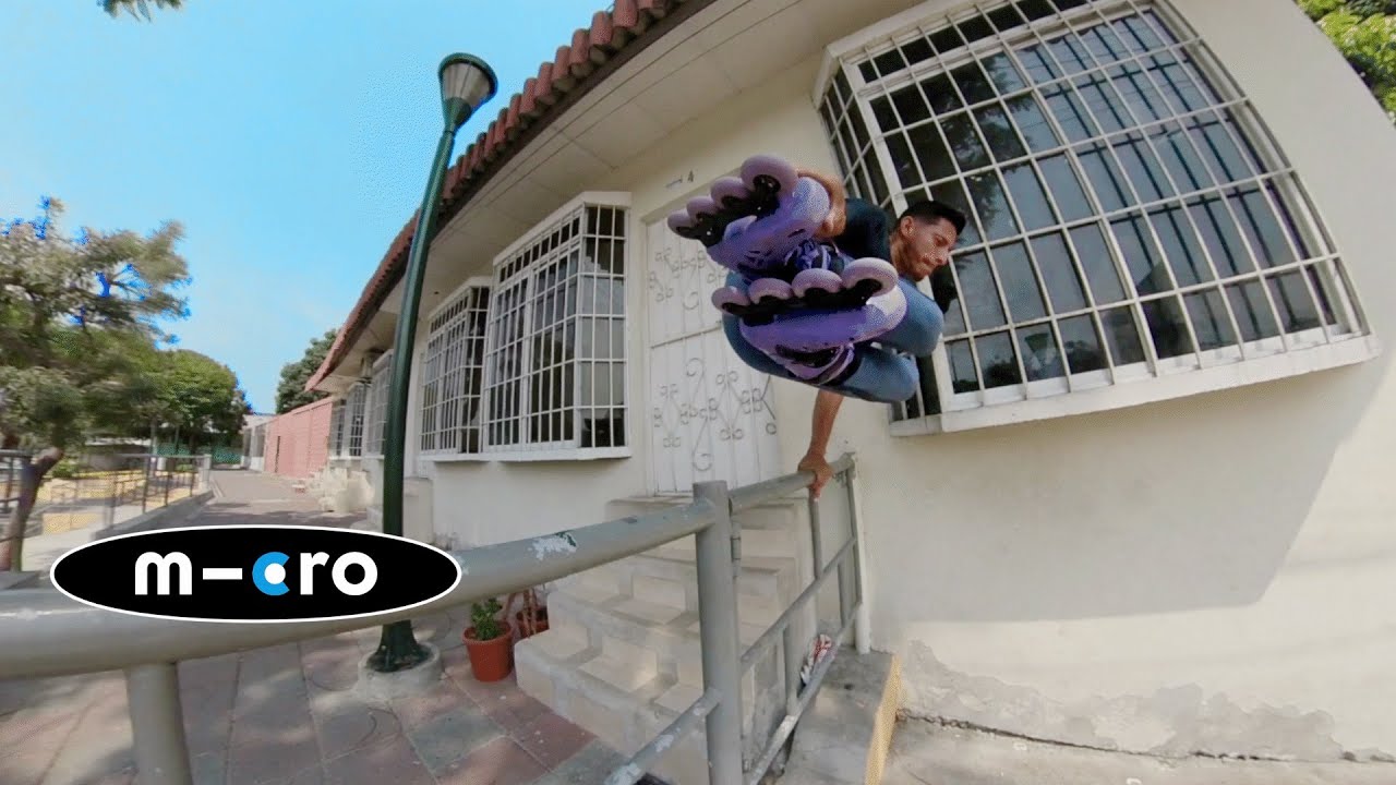 Urban Skating in Ecuador with Tyrone Roller -  Micro MT Plus Violet