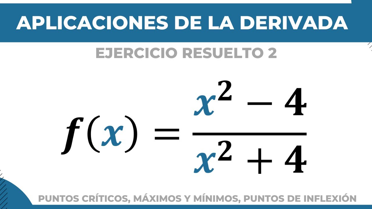 Puntos críticos de una función, Crecimiento/Decre, Máximos minimos, Concavidad y Puntos de Inflexión