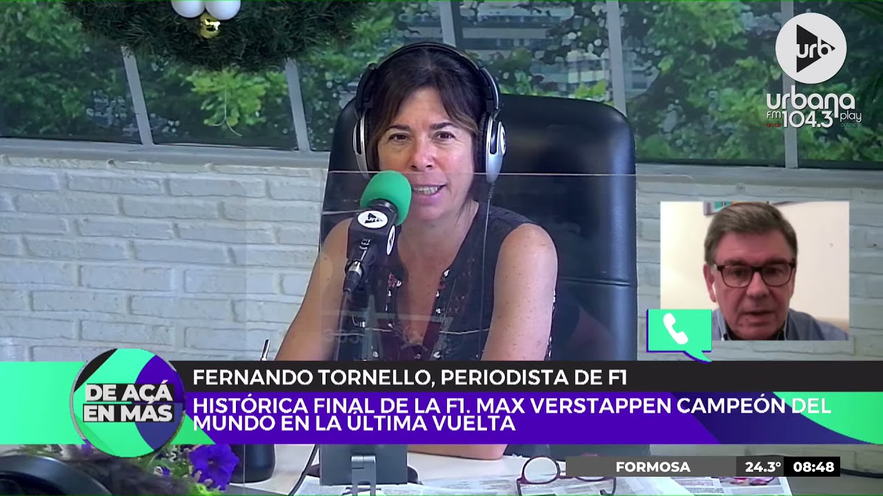 Fernando Tornello sobre la definición histórica de la F1: Triunfo de Verstappen | #DeAcáEnMás