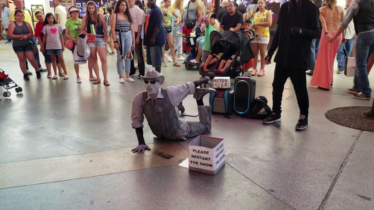 Top street performers in Vegas, (Fremont Street)