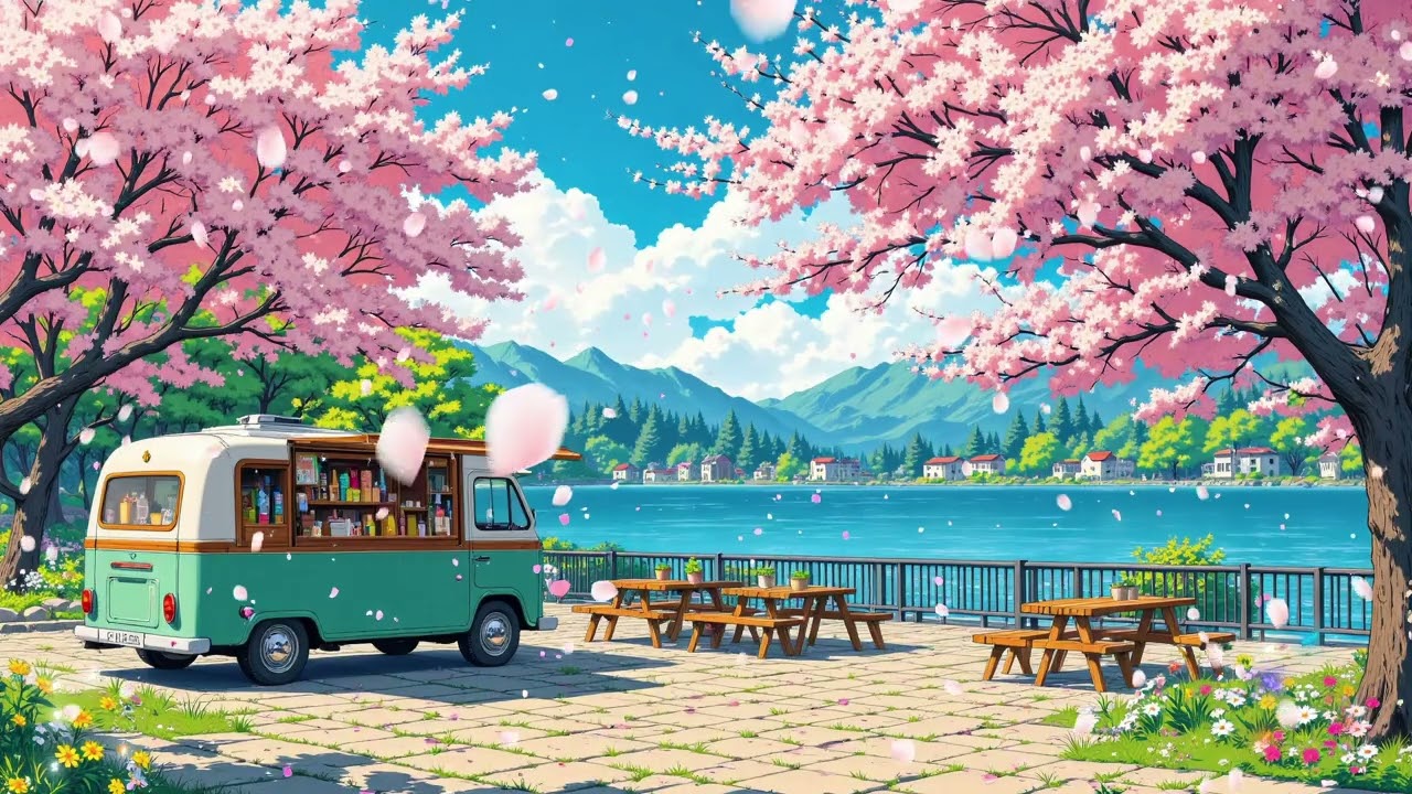 Early Spring Morning ☕ Soft Coffee Lofi to Start Your Day 🌸 Safe & Gentle Chill Hip Hop