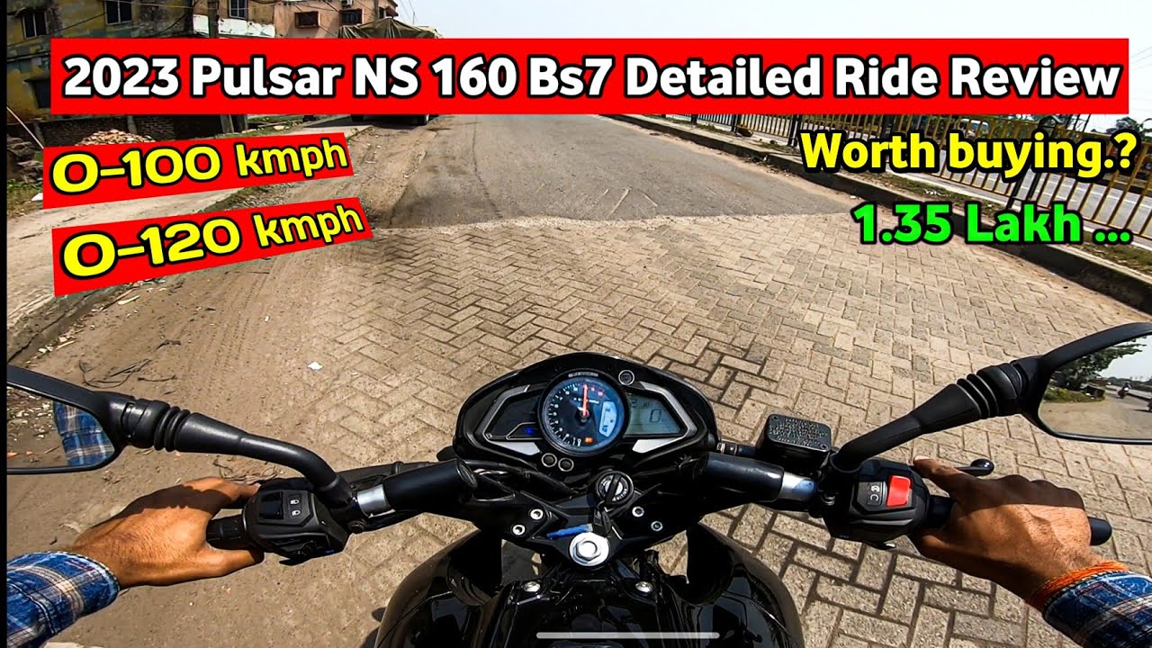 2023 Bajaj Pulsar NS 160 Bs7🔥Detailed Ride Review - India Ka Best 160cc Bike ?