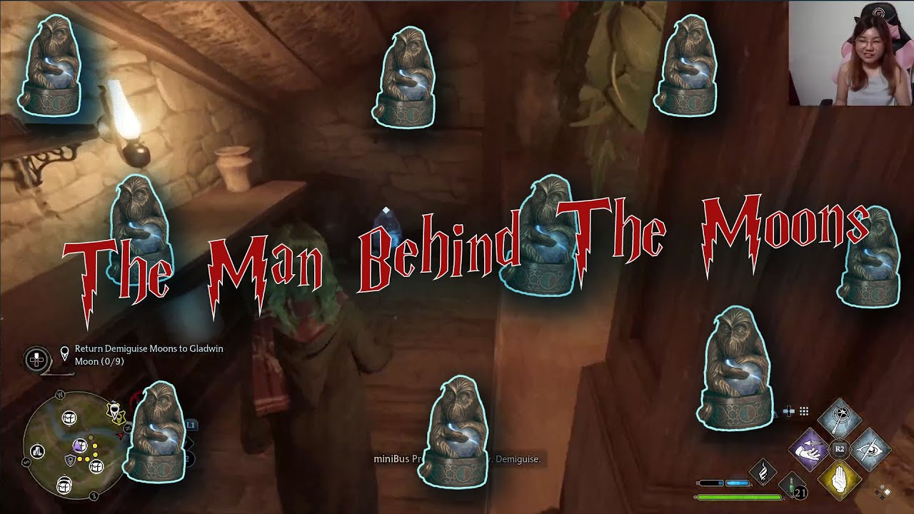 Hogwarts legacy : The Man Behind The Moons ตามหาลิงถือดวงจันทร์ #alohomora2