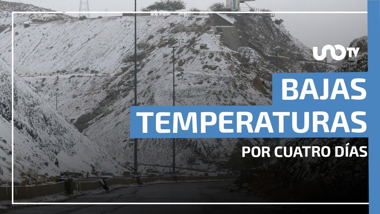 Heladas y posible nieve por 4 días