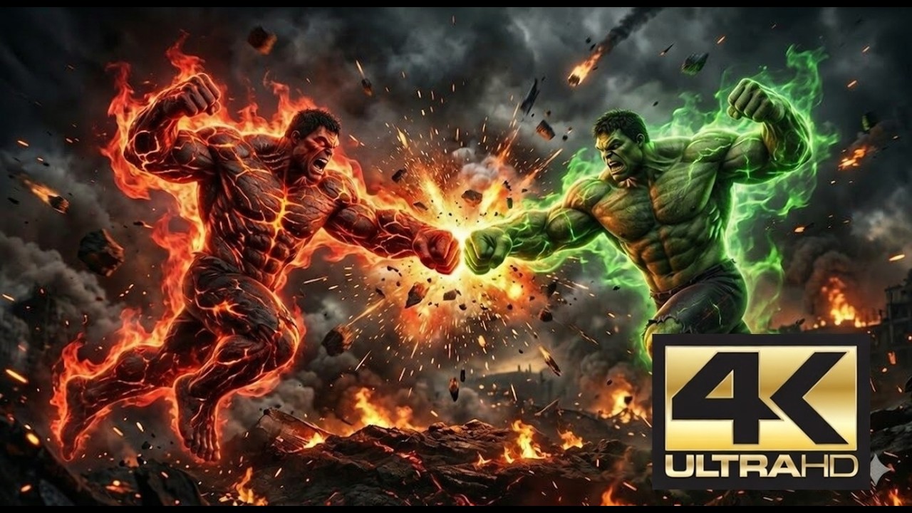HULK vs RED HULK – EPIC RING FIGHT! Arena Goes CRAZY! 💥