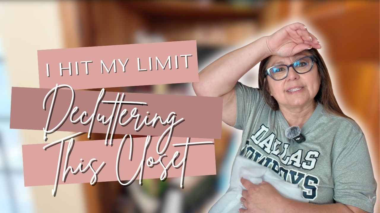I Hit My Limit Decluttering This Closet⎜Closet Declutter Pt. 2