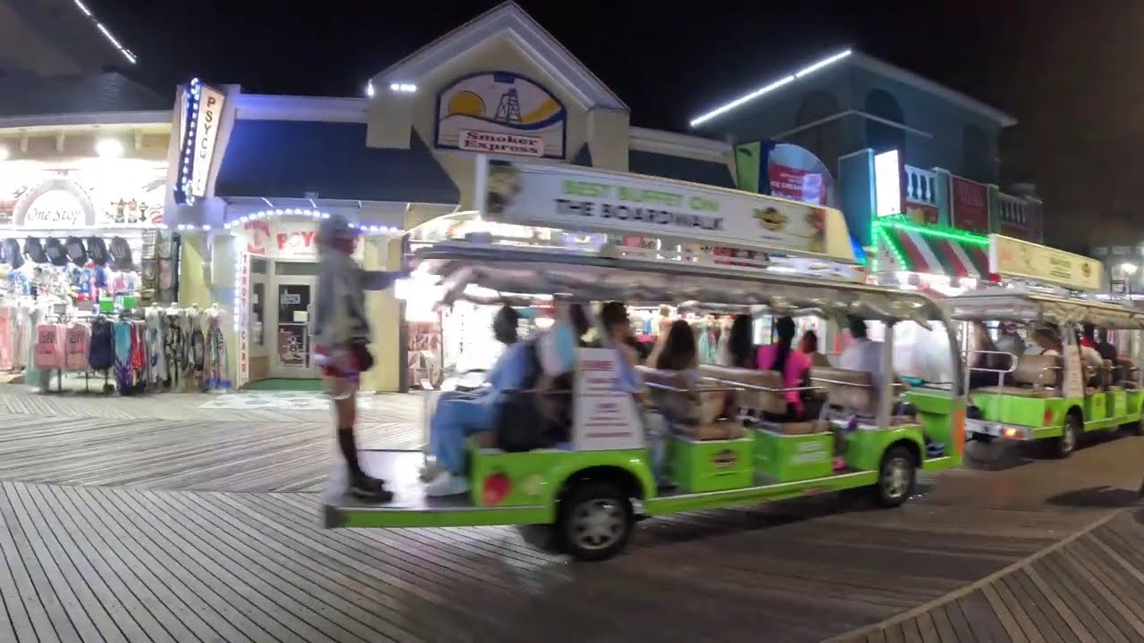 Atlantic City, New Jersey Boardwalk at night JUL/AUG 2024