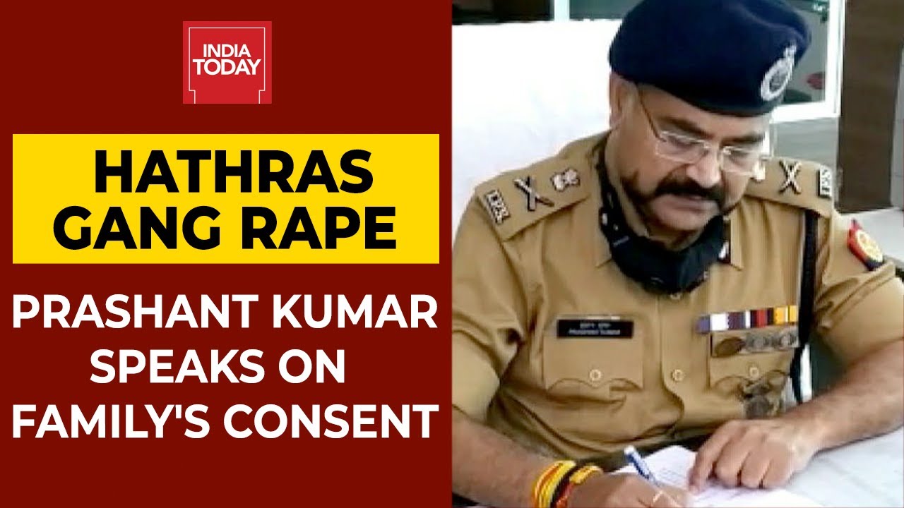Hathras Horror: UP Police's ADG Prashant Kumar Says Family's Consent Taken Before Victim's Cremation