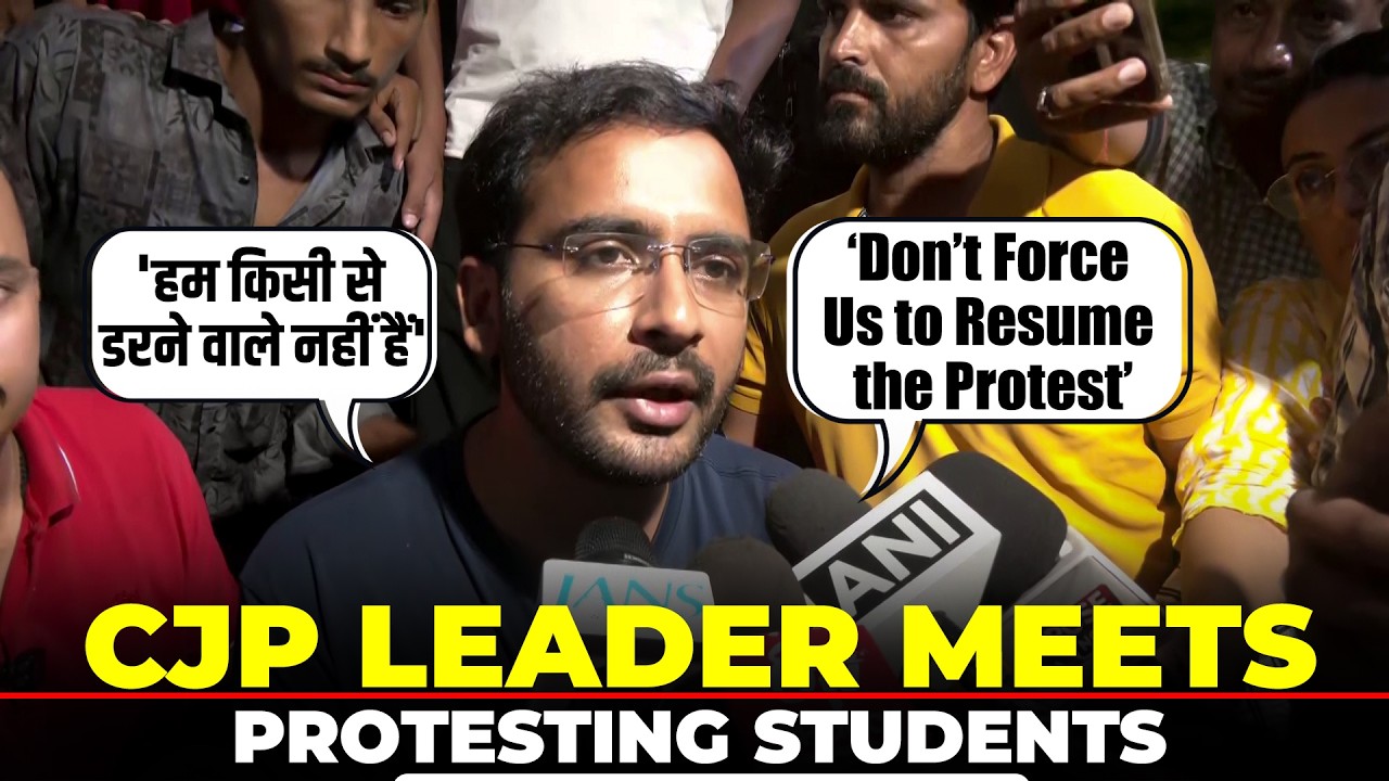 LIVE: CJP&rsquo;s Ashutosh Ranka Meets Protesting Students at Rajasthan University I CJP