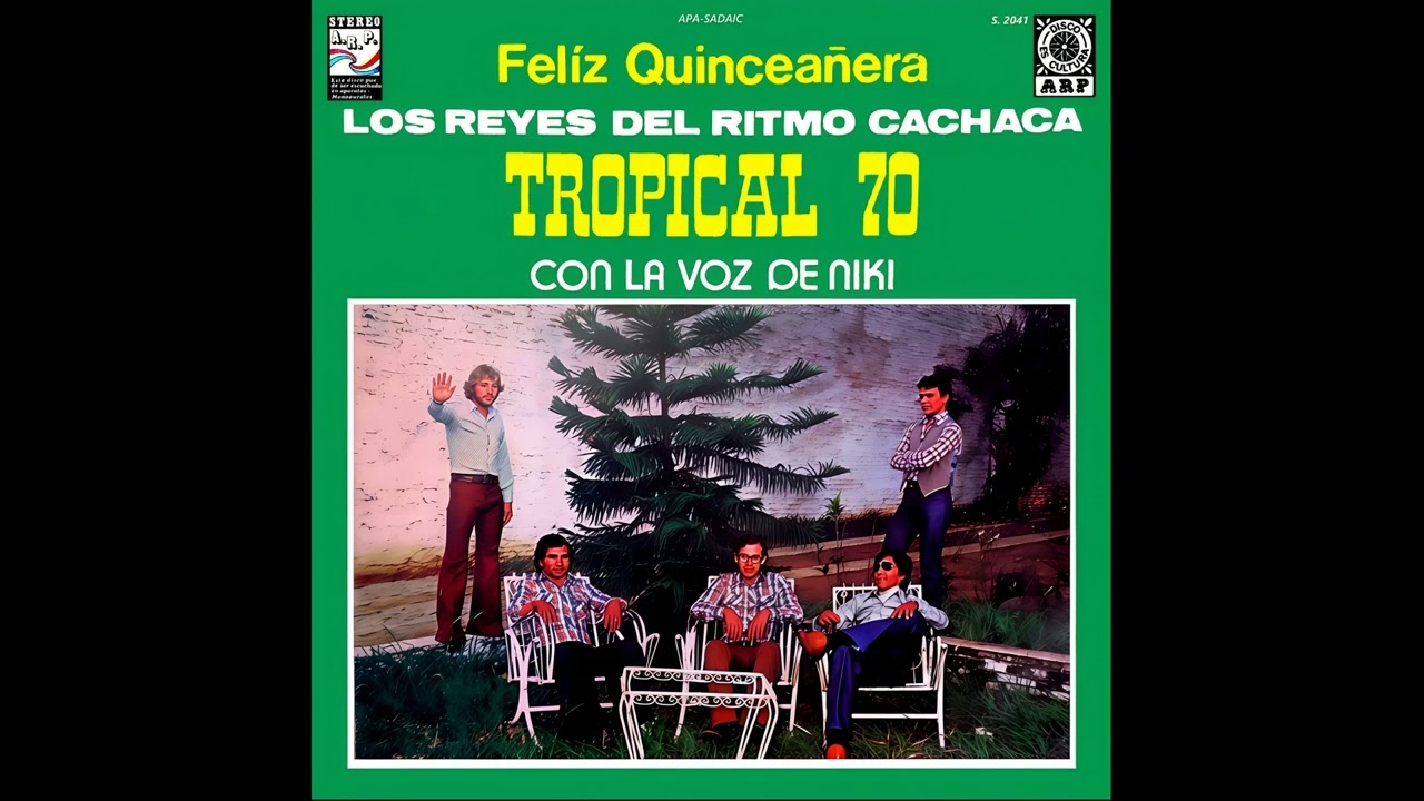 GRUPO TROPICAL '70 Con La Voz y Dirección De Niki - LOS REYES DEL RITMO CACHACA - Discos ARP