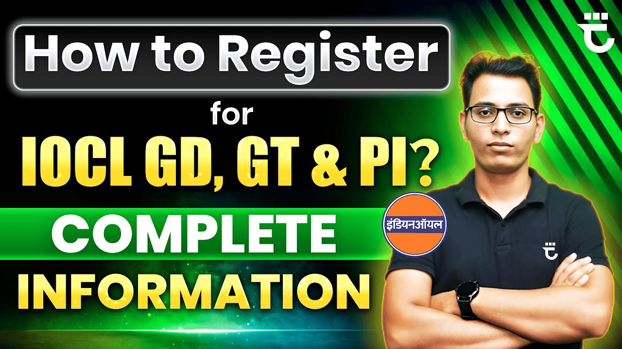 How to Register for IOCL GD, GT & PI | Complete Information | By Sumit Prajapati Sir | #FMIH