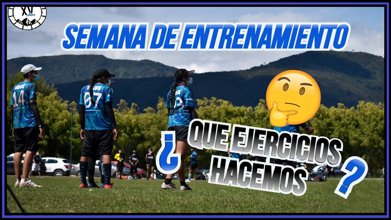 Ejercicios y entrenamiento de ultimate frisbee 🥏 Una semana de entrenamiento de CREATUS 🥏