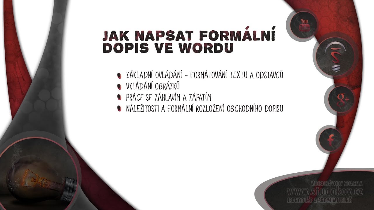 Jak napsat formální dopis ve Wordu