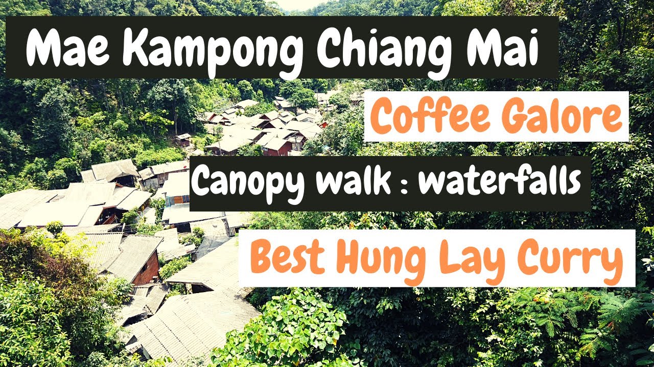 Mae kampong Chiang Mai coffee waterfall and lovely curry