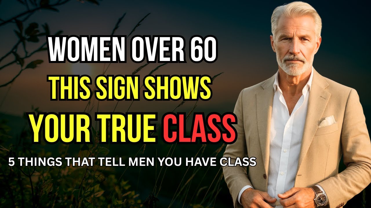 Women Over 60: 5 Attractive Things That Tell Men You Have Class - Secret Every Man Notices