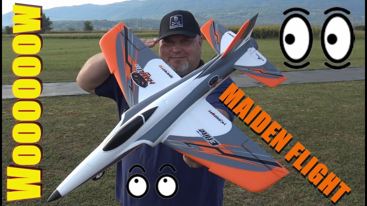 NEW EFlite Habu SS Super Sport 50mm 12 blade EDF RC Jet BNF Maiden flight AMAZING flying time