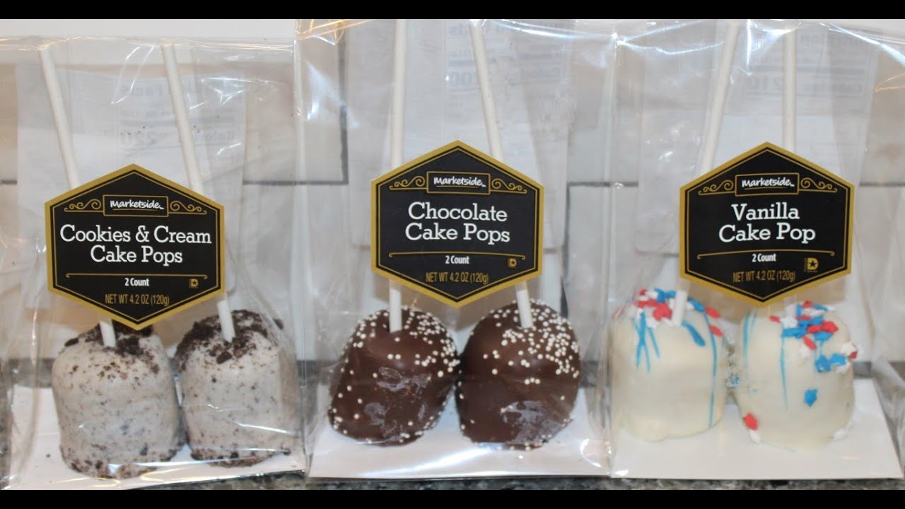 Marketside (Walmart) Cake Pops: Cookies & Cream, Chocolate and Vanilla Review