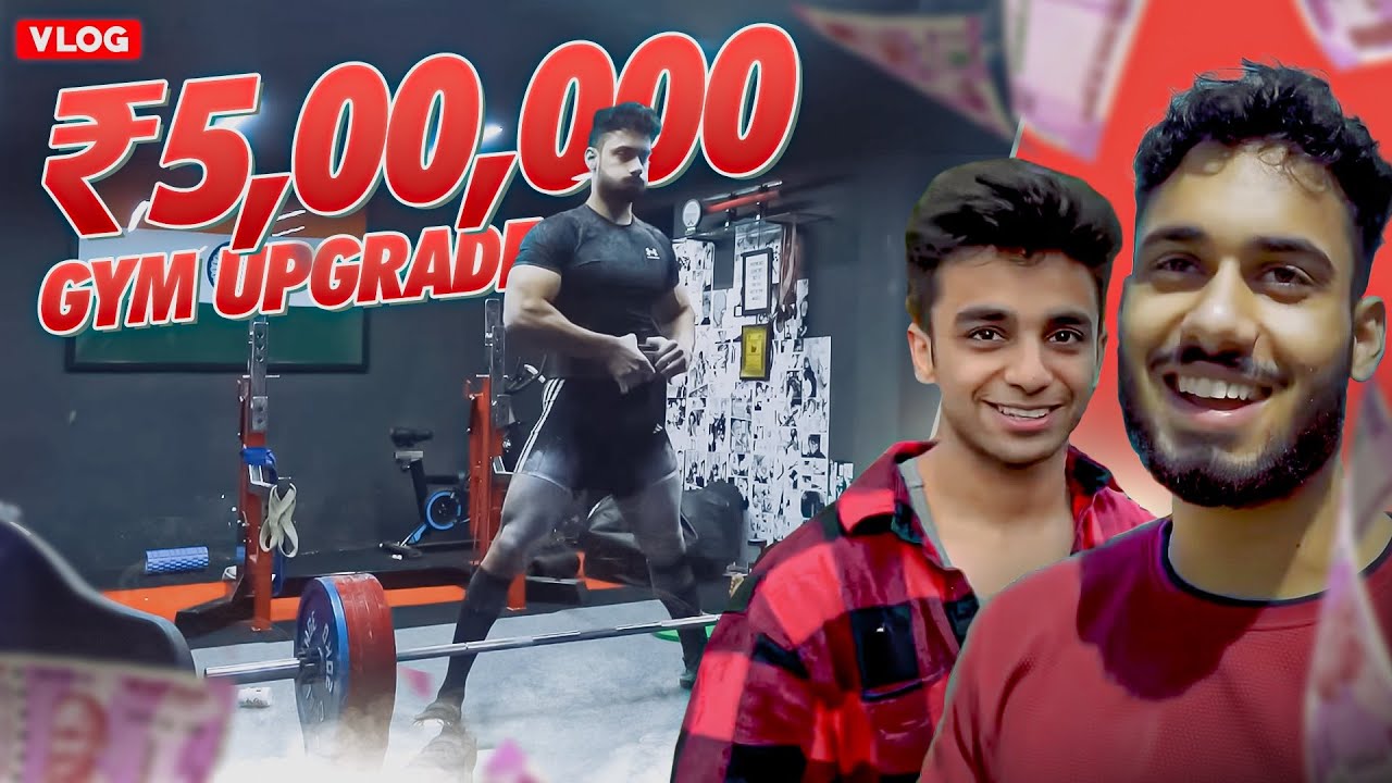 GYM UPGRADE ₹500000 HOME GYM😳😳| BAD SERVICE ALLSTAG @aarushbhola17
