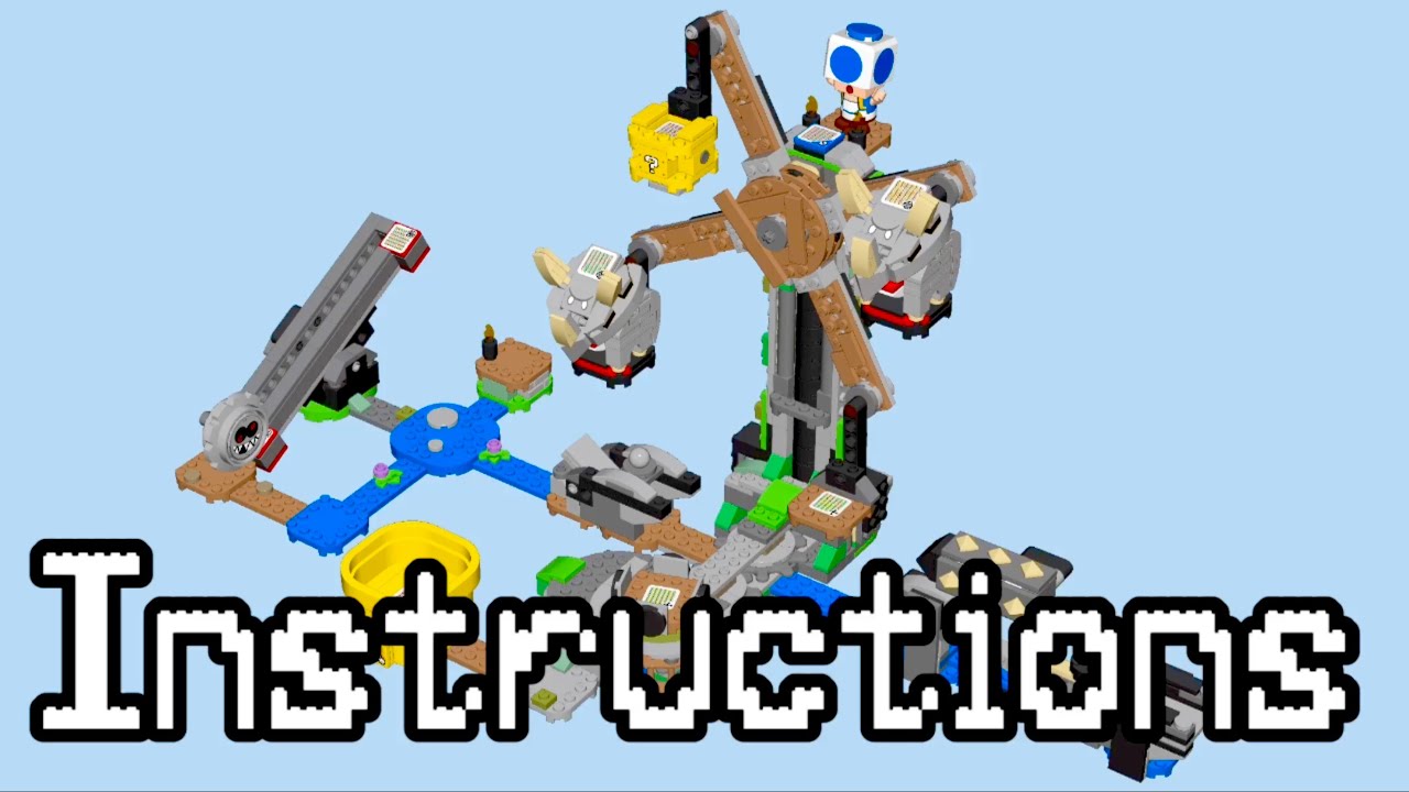 LEGO Super Mario Reznor Knockdown Set Instructions! Set 71390